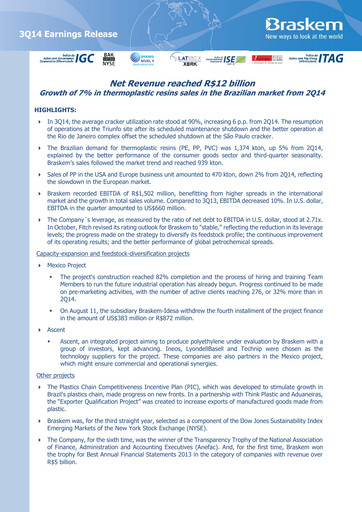 Thumbnail Braskem Quarterly Report 2014-q3