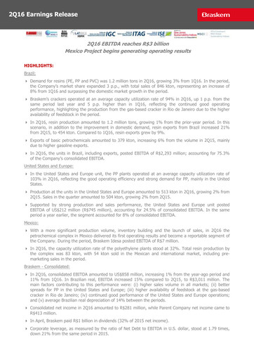 Thumbnail Braskem Quarterly Report 2016-q2