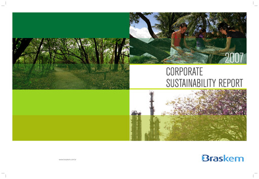 Thumbnail Braskem Sustainability Report 2007