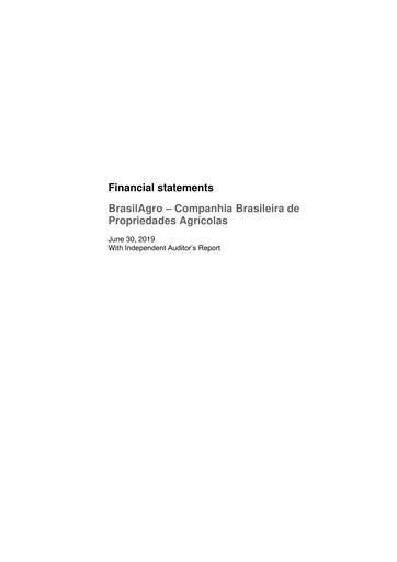 Vorschaubild Brasil Agro Finanzmitteilung fy2019