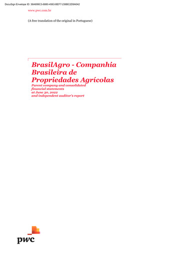 Vorschaubild Brasil Agro Finanzmitteilung fy2022