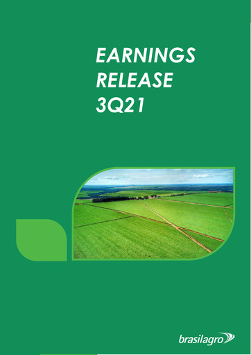 Vorschaubild BrasilAgro Quartalsbericht fy2021-q3