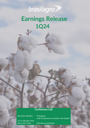 Vorschaubild BrasilAgro Quartalsbericht fy2024-q1