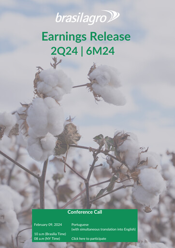 Vorschaubild BrasilAgro Quartalsbericht fy2024-q2