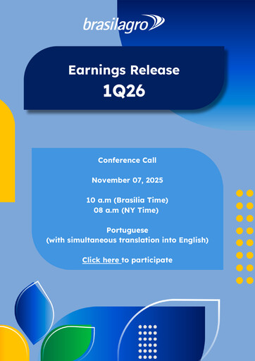 Vorschaubild BrasilAgro Quartalsbericht fy2026-q1