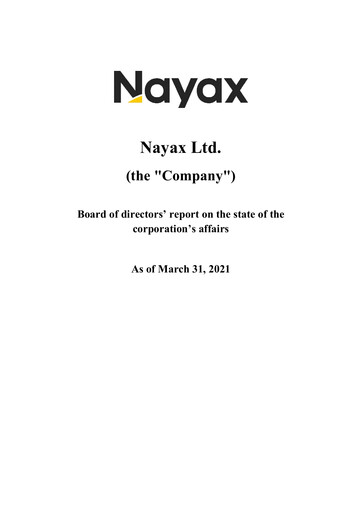 Thumbnail Nayax Quarterly Report 2021-q1
