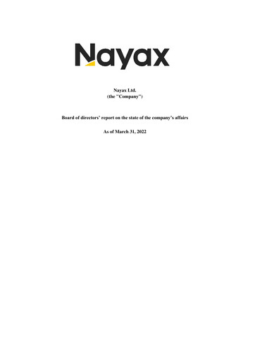 Thumbnail Nayax Quarterly Report 2022-q1