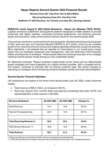 Thumbnail Nayax Quarterly Report 2023-q2