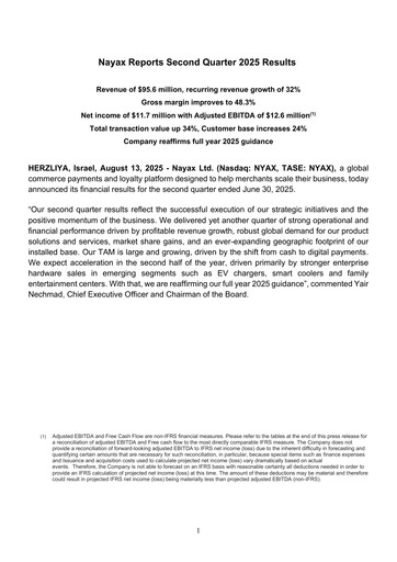 Thumbnail Nayax Quarterly Report 2025-q2
