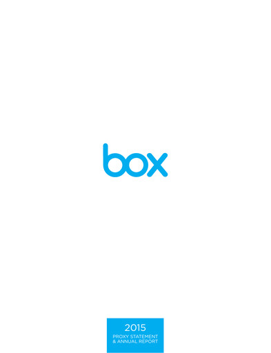 Miniature Box, Inc. Rapport annuel 2015