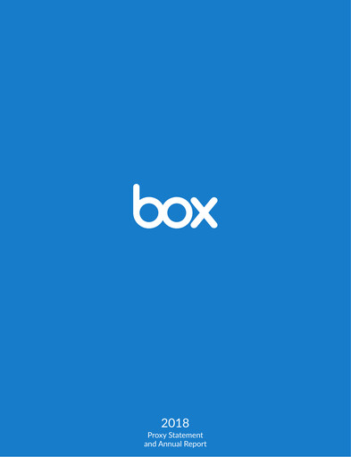 Miniature Box, Inc. Rapport annuel 2018