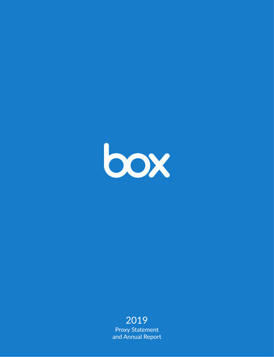 Miniature Box, Inc. Rapport annuel 2019