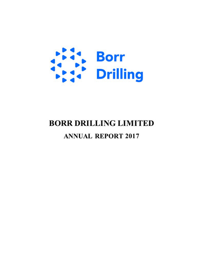 Thumbnail Borr Drilling
 Annual Report 2017