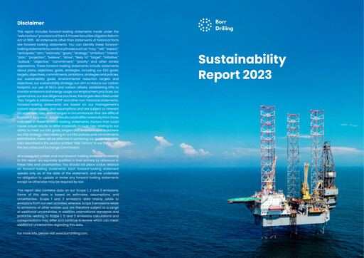 Thumbnail Borr Drilling
 Sustainability Report 2023