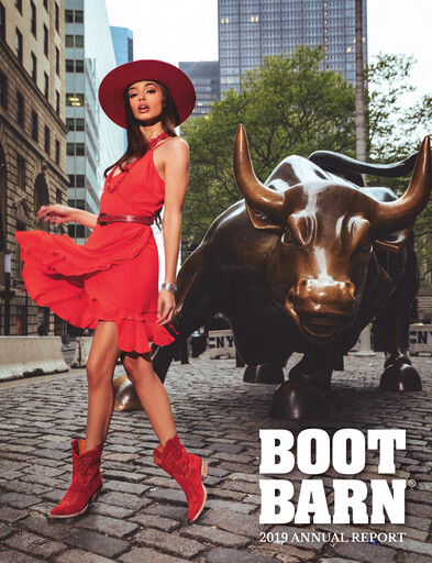 Thumbnail Boot Barn Holdings
 Annual Report 2019