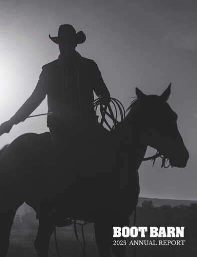 Thumbnail Boot Barn Holdings
 Annual Report 2025
