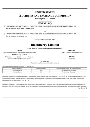Thumbnail BlackBerry Quarterly Report 2026-q2
