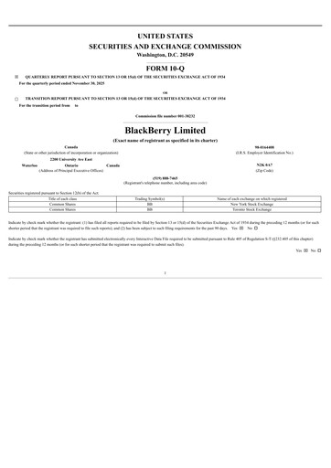 Thumbnail BlackBerry Quarterly Report 2026-q3