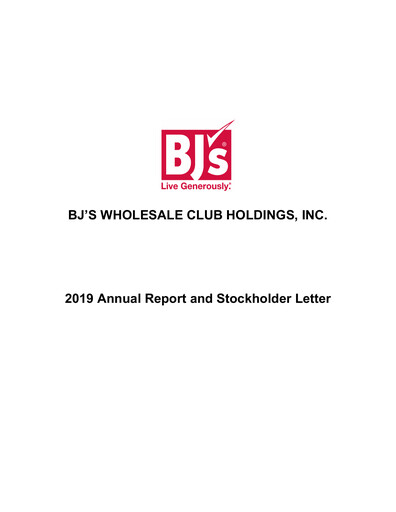Miniature BJ's Wholesale Club Rapport annuel 2019