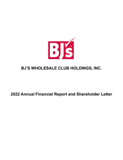 Miniature BJ's Wholesale Club Rapport annuel 2022
