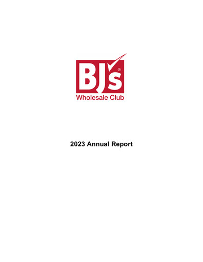 Miniature BJ's Wholesale Club Rapport annuel 2023