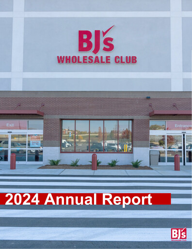 Miniature BJ's Wholesale Club Rapport annuel 2024
