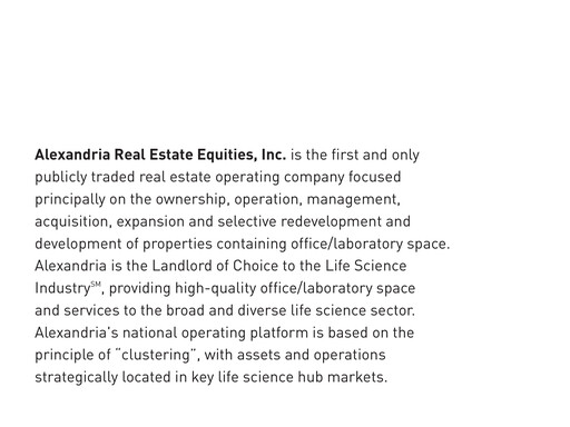 Vorschaubild Alexandria Real Estate Equities
 Jahresbericht 2002