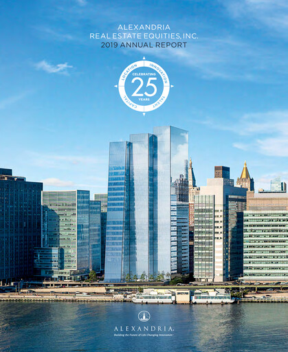 Vorschaubild Alexandria Real Estate Equities
 Jahresbericht 2019