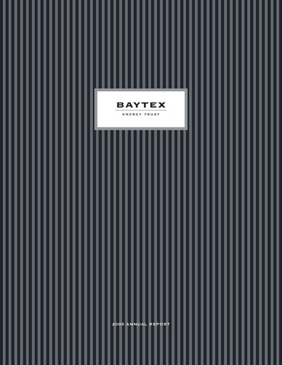 Thumbnail Baytex Energy
 Annual Report 2005