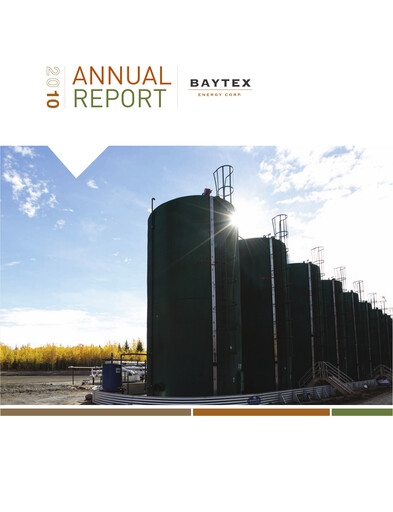 Thumbnail Baytex Energy
 Annual Report 2010