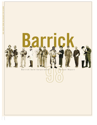 Thumbnail Barrick Gold Annual Report 1998