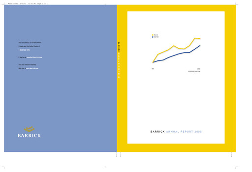 Thumbnail Barrick Gold Annual Report 2000