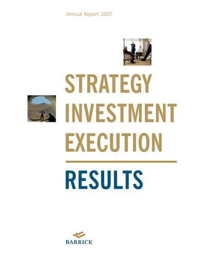 Thumbnail Barrick Gold Annual Report 2007