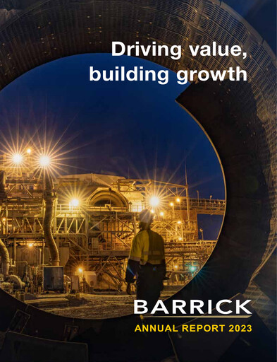 Thumbnail Barrick Gold Annual Report 2023