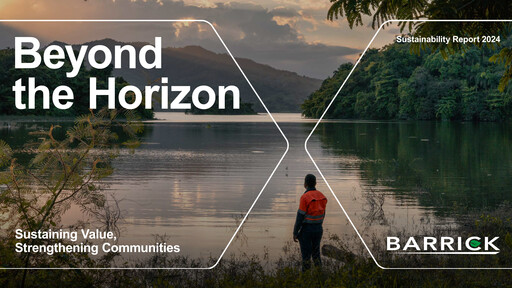 Thumbnail Barrick Gold Sustainability Report 2024