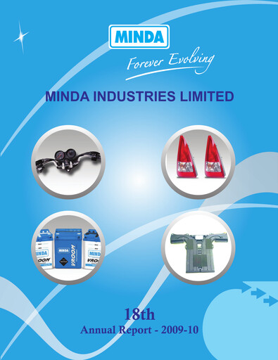 Thumbnail UNO Minda Annual Report 2009-2010