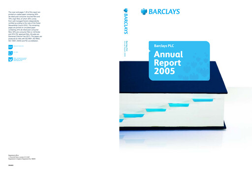 Thumbnail Barclays Annual Report 2005