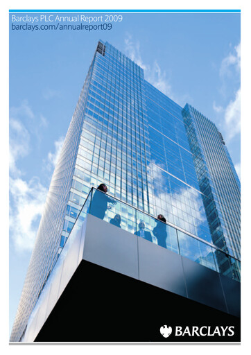 Thumbnail Barclays Annual Report 2009