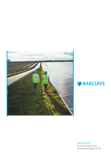 Thumbnail Barclays ESG Report 2019
