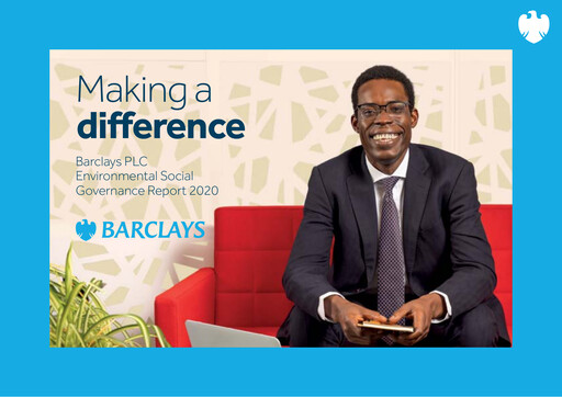 Thumbnail Barclays ESG Report 2020