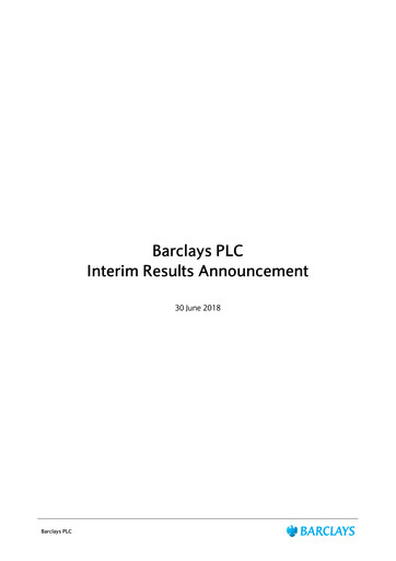 Thumbnail Barclays Half-year Report 2018-h1