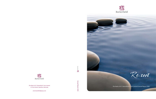 Vorschaubild Bank of N. T. Butterfield & Son Jahresbericht 2008