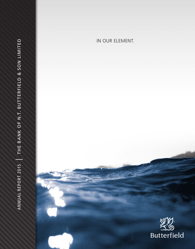 Vorschaubild Bank of N. T. Butterfield & Son Jahresbericht 2015