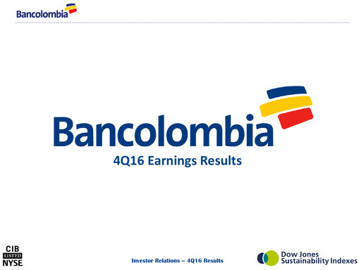 Thumbnail Grupo Cibest (Bancolombia) Financial Statement 2016