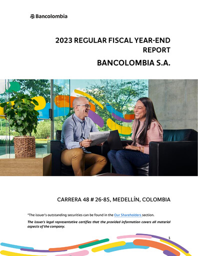 Thumbnail Grupo Cibest (Bancolombia) Sustainability Report 2023