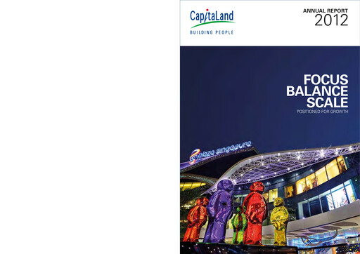 Thumbnail CapitaLand Investment Limited Annual Report 2012