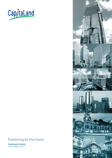 Thumbnail CapitaLand Investment Limited Annual Report 2014
