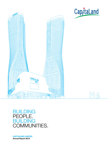 Thumbnail CapitaLand Investment Limited Annual Report 2015