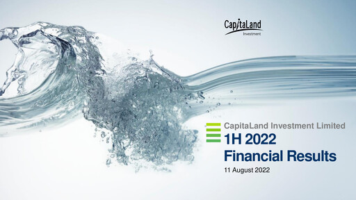 Thumbnail CapitaLand Investment Limited Half-year Report 2022-h1