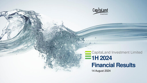 Thumbnail CapitaLand Investment Limited Half-year Report 2024-h1